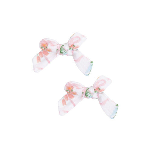 2 Pack Hair Bow with Clip - Ribbon Bouquets