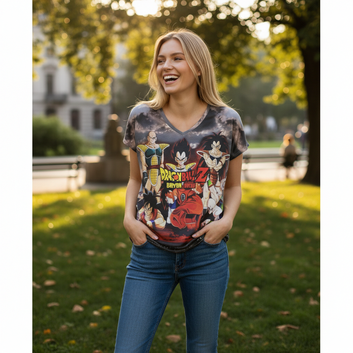 Action Hero Style Graphic T-Shirt for  Women – Casual Tee