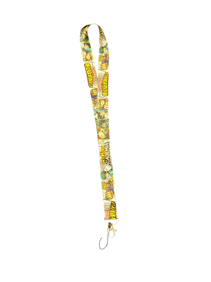Anime Hero Academy Fabric Poster (36”) + Lanyard | Fan-Style Combo Set