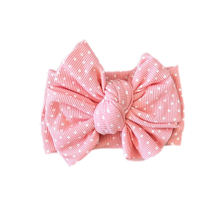 Azalea ~ Light Pink w/ White Polka Dots