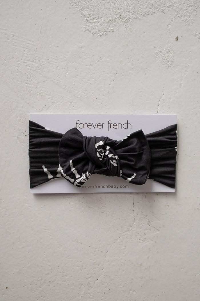 Bamboo Head Wrap | Midnight Skelly