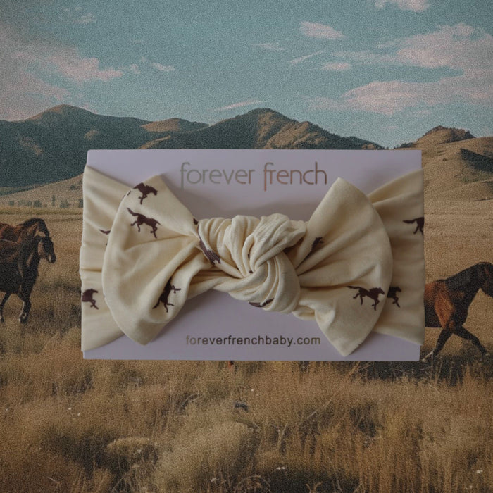 Bamboo Head Wrap | Wild Horses