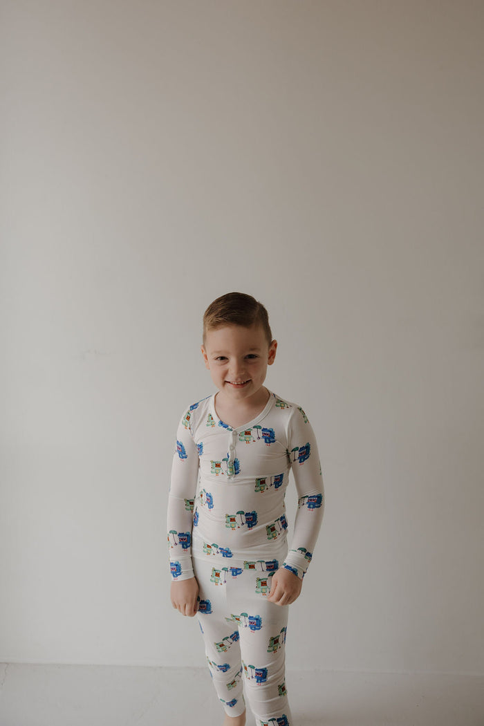 Bamboo Two Piece Pajamas | Charli's Monsters