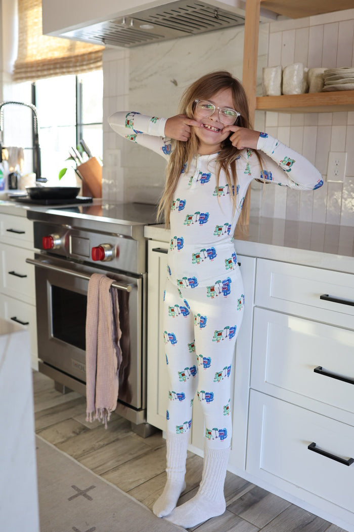 Bamboo Two Piece Pajamas | Charli's Monsters