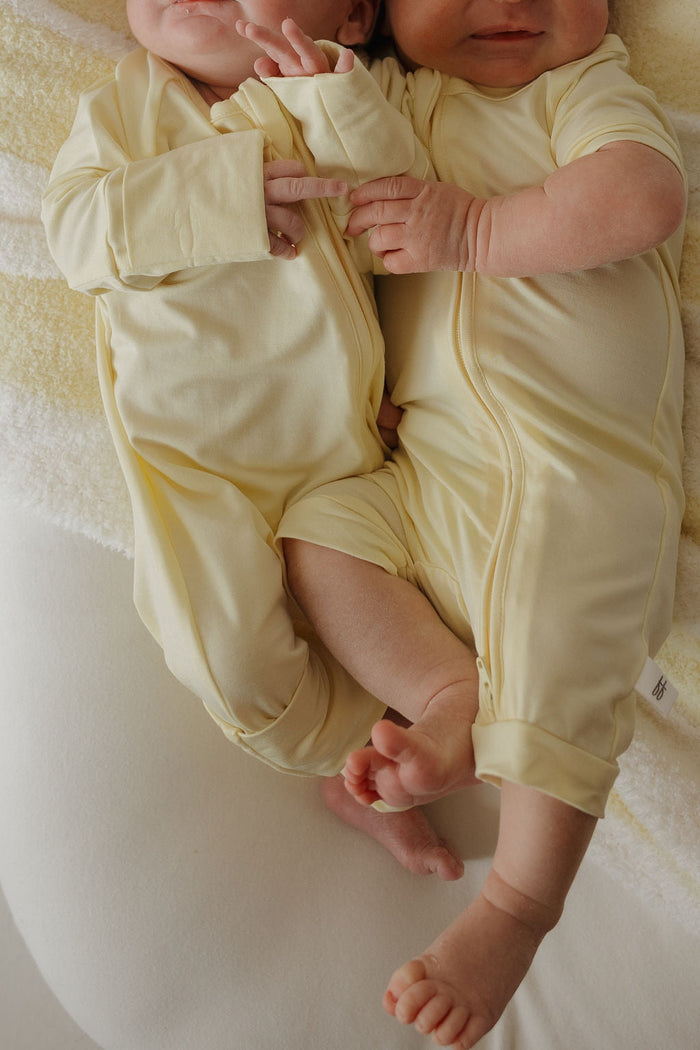Bamboo Zip Pajamas | Sunny
