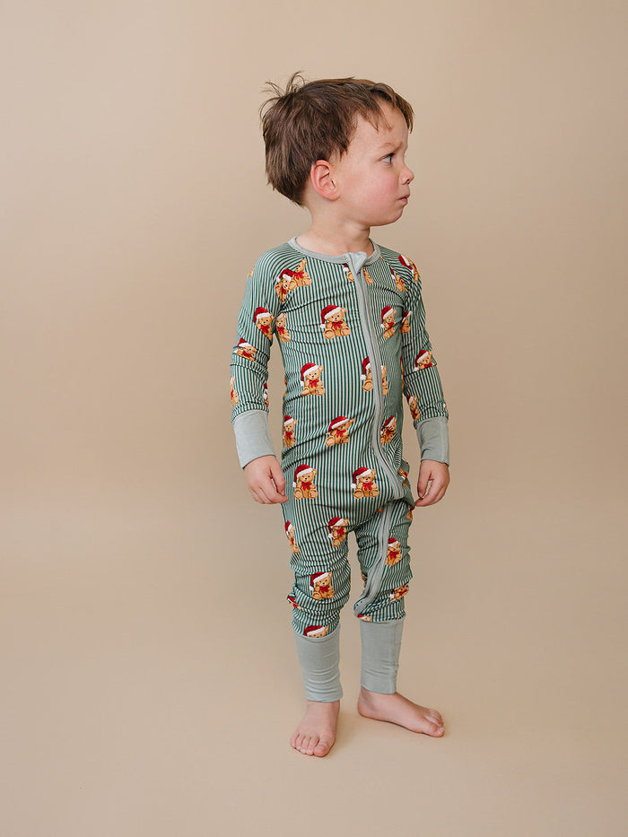 Bamboo Zip Romper | Merry Bear