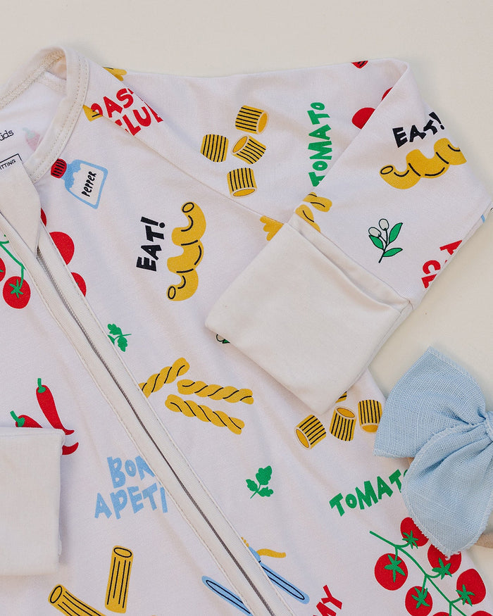 Bamboo Zip Romper | Pasta Club