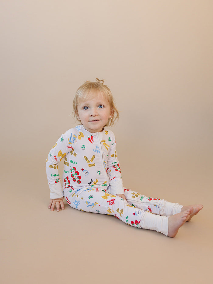 Bamboo Zip Romper | Pasta Club