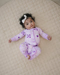 Bamboo Zip Romper | Raspberry