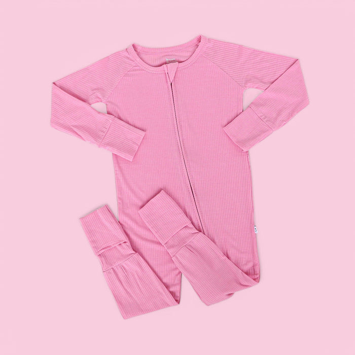 BELLA PINK RIB DREAM ROMPER