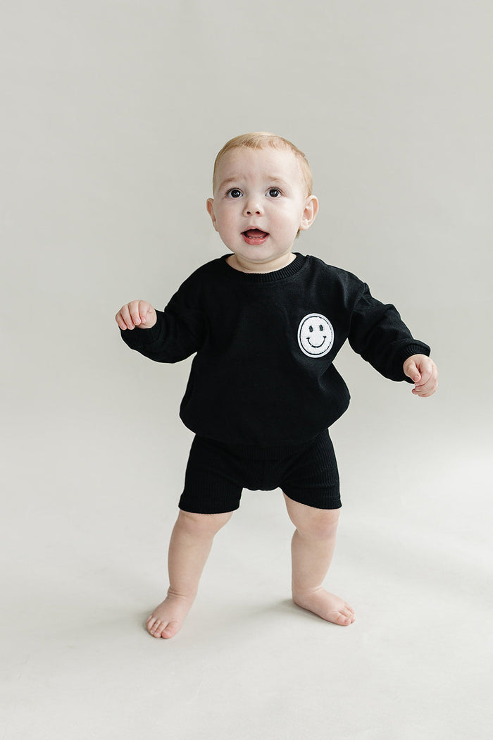 Biker Shorts Set | Black