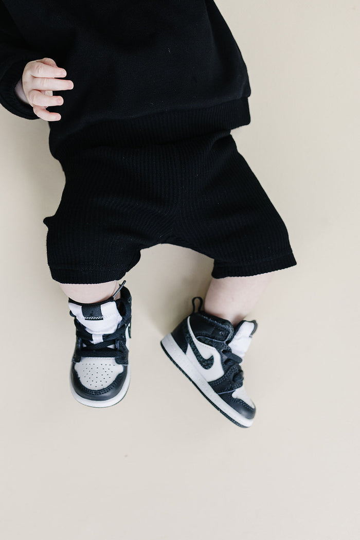 Biker Shorts Set | Black