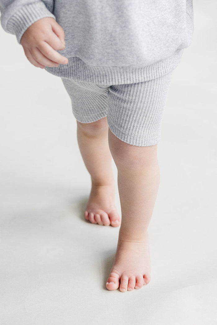 Biker Shorts Set | Gray