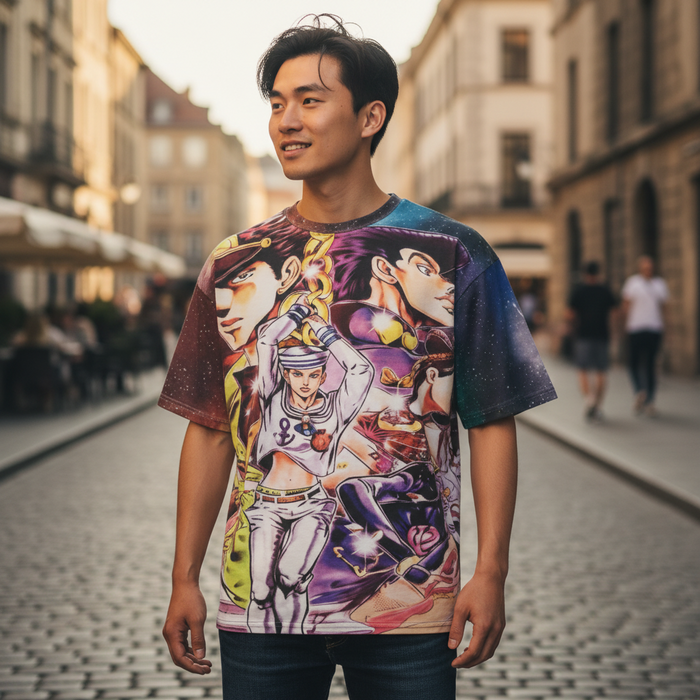 Bizarre Anime Style Unisex T-Shirt – Bold Graphic Tee for anime lover