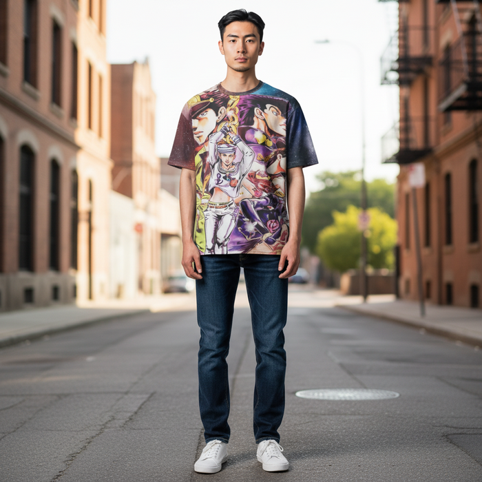 Bizarre Anime Style Unisex T-Shirt – Bold Graphic Tee for anime lover
