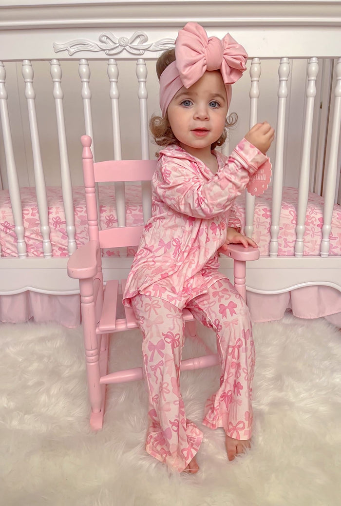 BLISSFUL BOWS DREAM GIRL'S FLARE SET