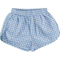 Blue Gingham Shorts