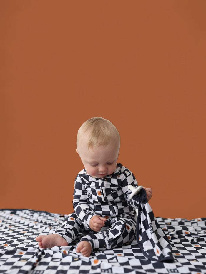 BOO CREW CHECKERS DREAM ROMPER