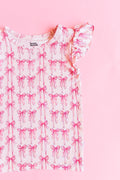 BOW CUTE DREAM CAP SLEEVE TOP