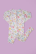 BOW GARDEN DREAM RUFFLE ROMPER