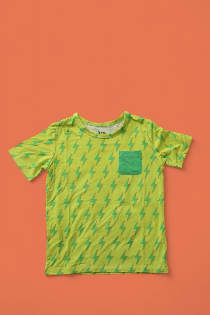 BRIGHT BOLTS DREAM POCKET TEE