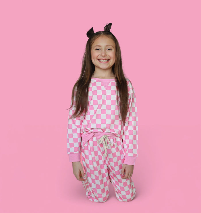 BUBBLEGUM CHECKERS DREAM JOGGER