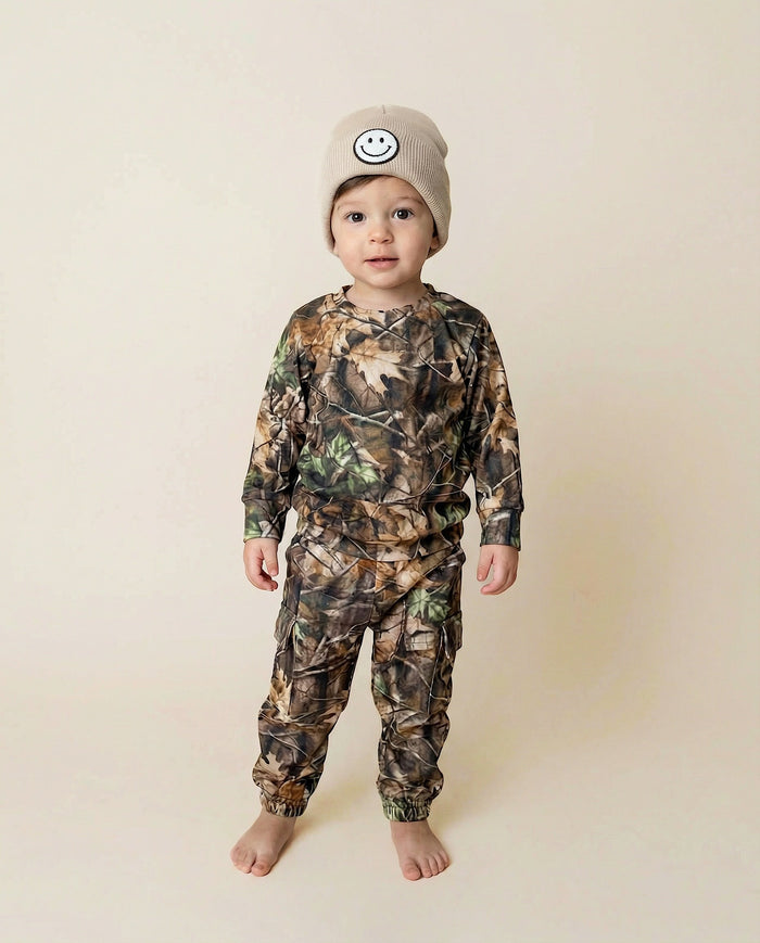 Cargo Jogger Set | Brown Camo