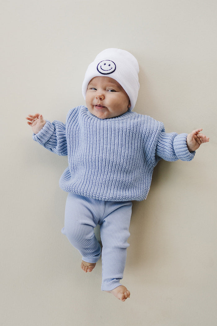 Chunky Knit Sweater | Blue