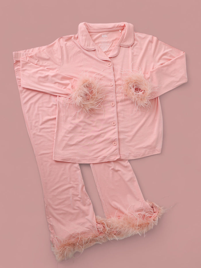 CORAL GIRL’S FLARE FEATHERED DREAM SET