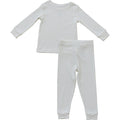 Cream Ribbed Bamboo Cozy Set