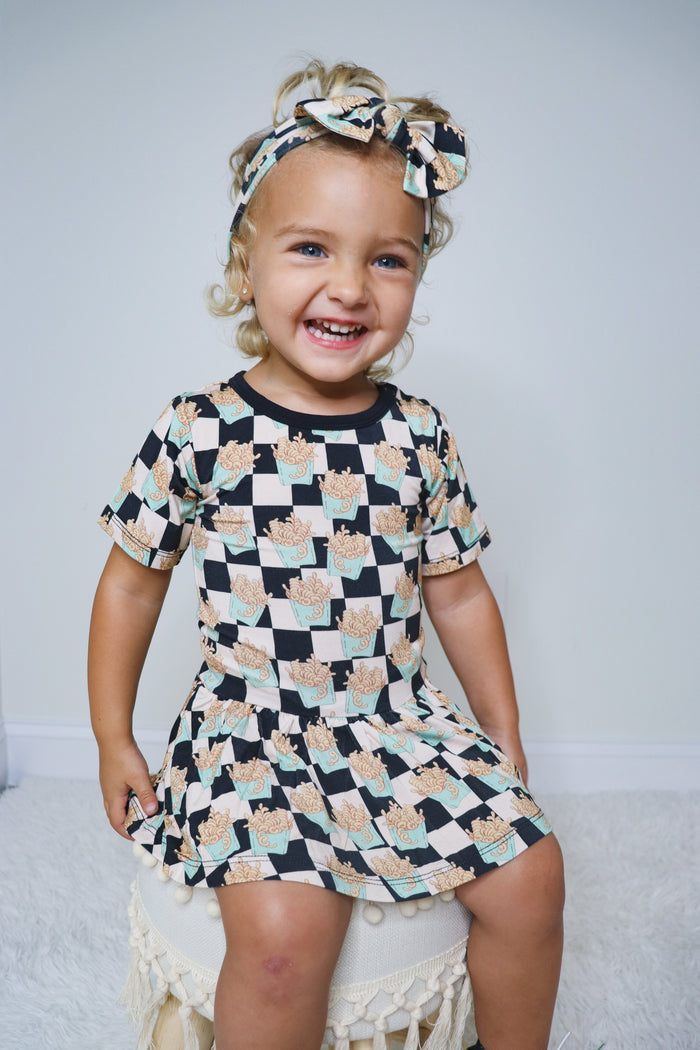 CURLY FRIES DREAM BODYSUIT DRESS