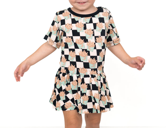 CURLY FRIES DREAM BODYSUIT DRESS