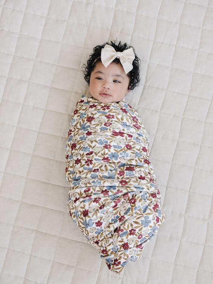 Desert Floral Luxe Fleece Swaddle