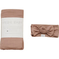 Dusty Rose Bamboo Head Wrap Set