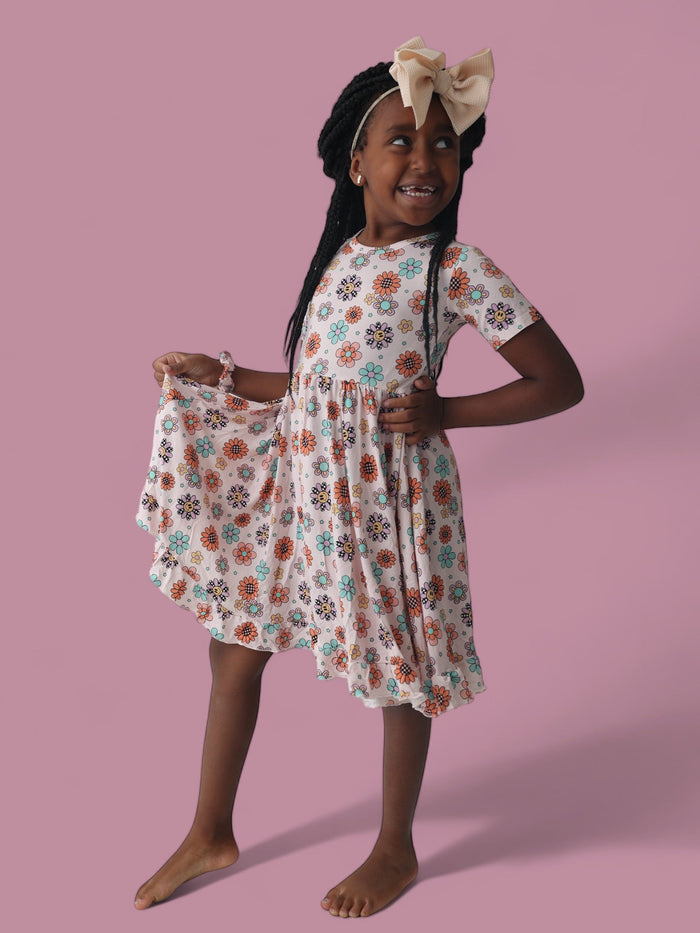 EXCLUSIVE CHRISTIAN'S DAISY DREAMS DREAM RUFFLE DRESS