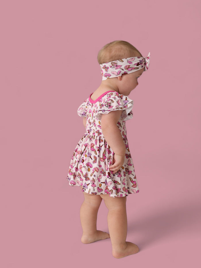 EXCLUSIVE FAIRY FRIENDS DREAM CAP SLEEVE BODYSUIT DRESS