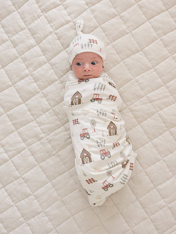 Farmhouse Bamboo Newborn Knot Hat
