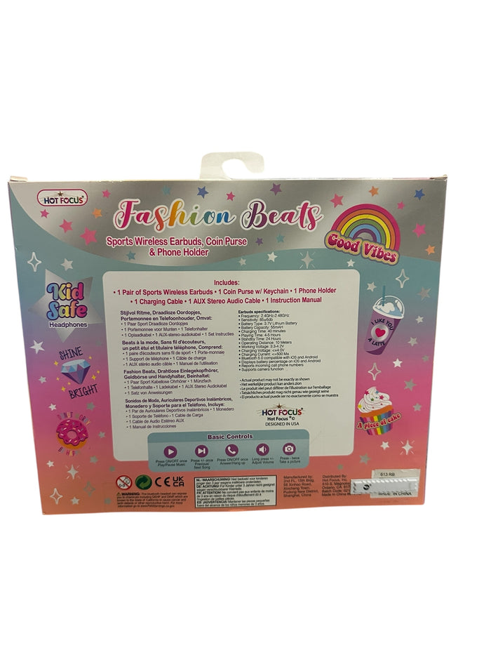 ✨💖 Fashion Beats Wireless Earbuds for Girls 🎧💗