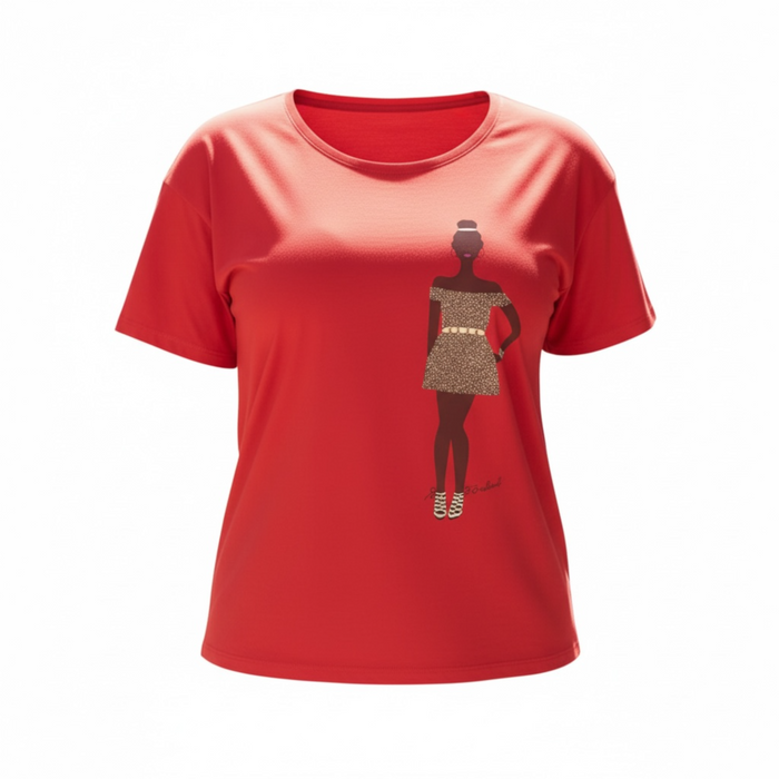 Fashion T-Shirt – Trendy Casual Short Sleeve Tee