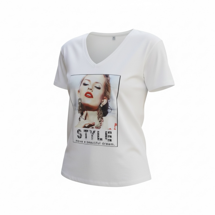 Fashion T-Shirt – Trendy Casual Short Sleeve Tee