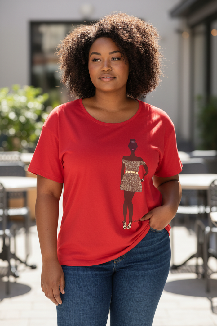 Fashion T-Shirt – Trendy Casual Short Sleeve Tee