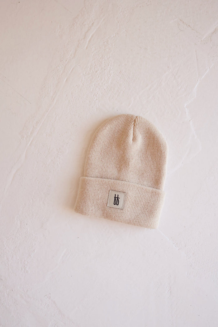 ff Knit Beanie | Oatmeal