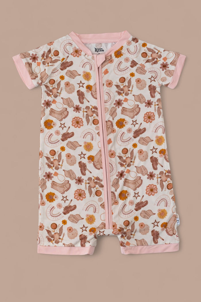 FLOWERS AND BOOTS DREAM SHORTIE