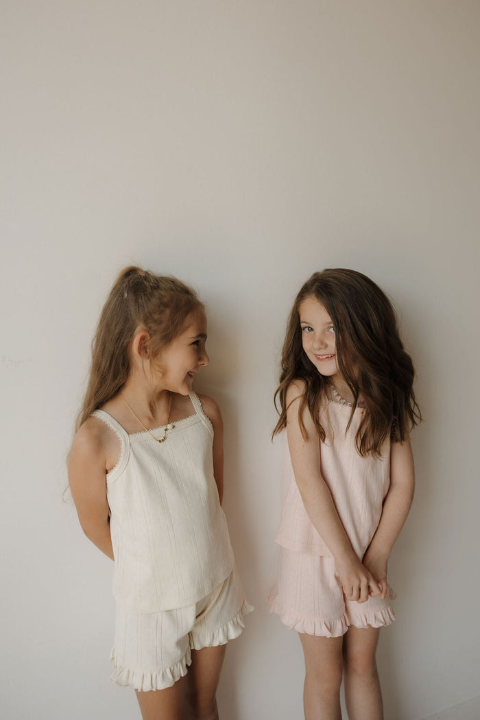 Girl's Ruffle Short Set | Ballerina