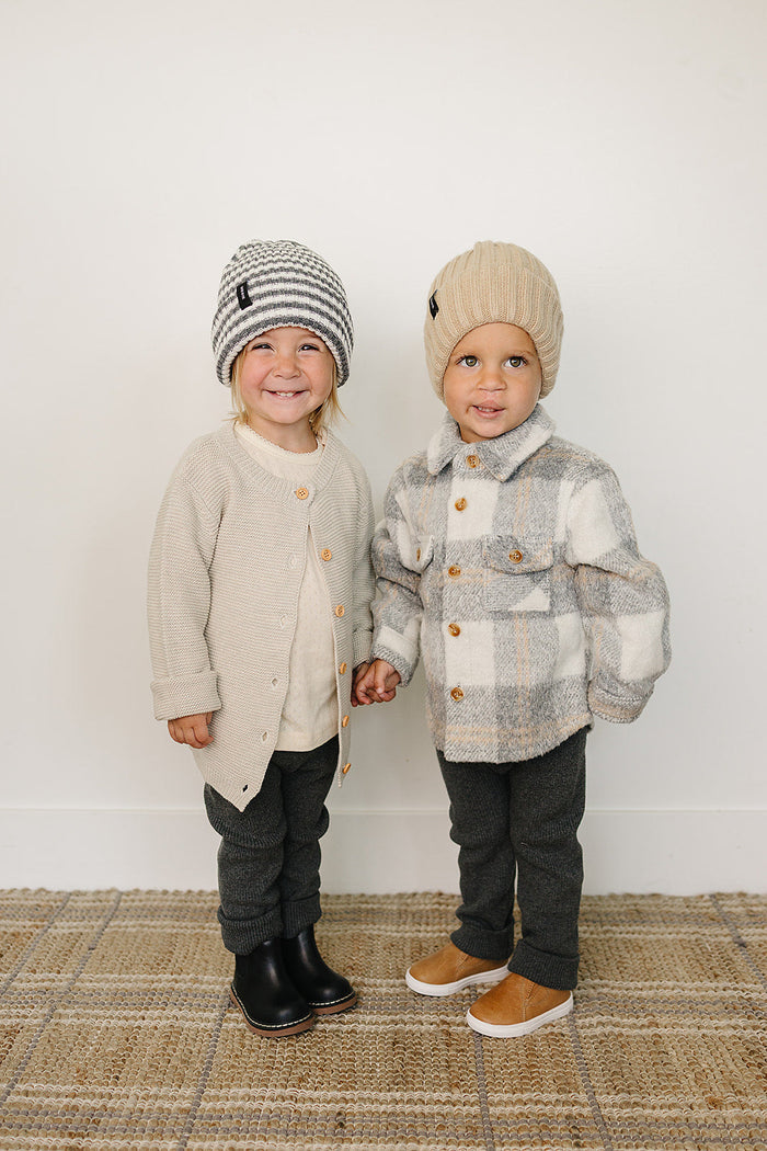 Grey Plaid Shacket