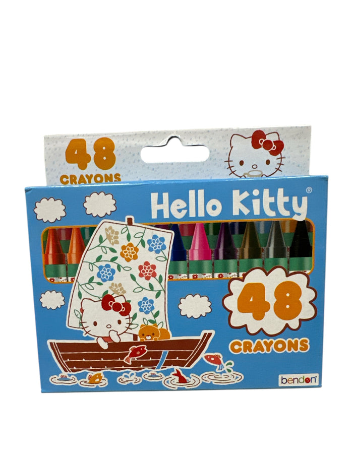 HELLO KITTY 48 PCS CRAYONS