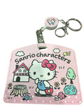 HELLO KITTY LANYARD ID HOLDER  KEYCHAIN