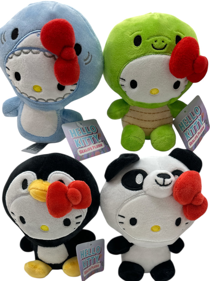 Hello Kitty Turtle Plush - 6" Adorable Cuddly Friend!