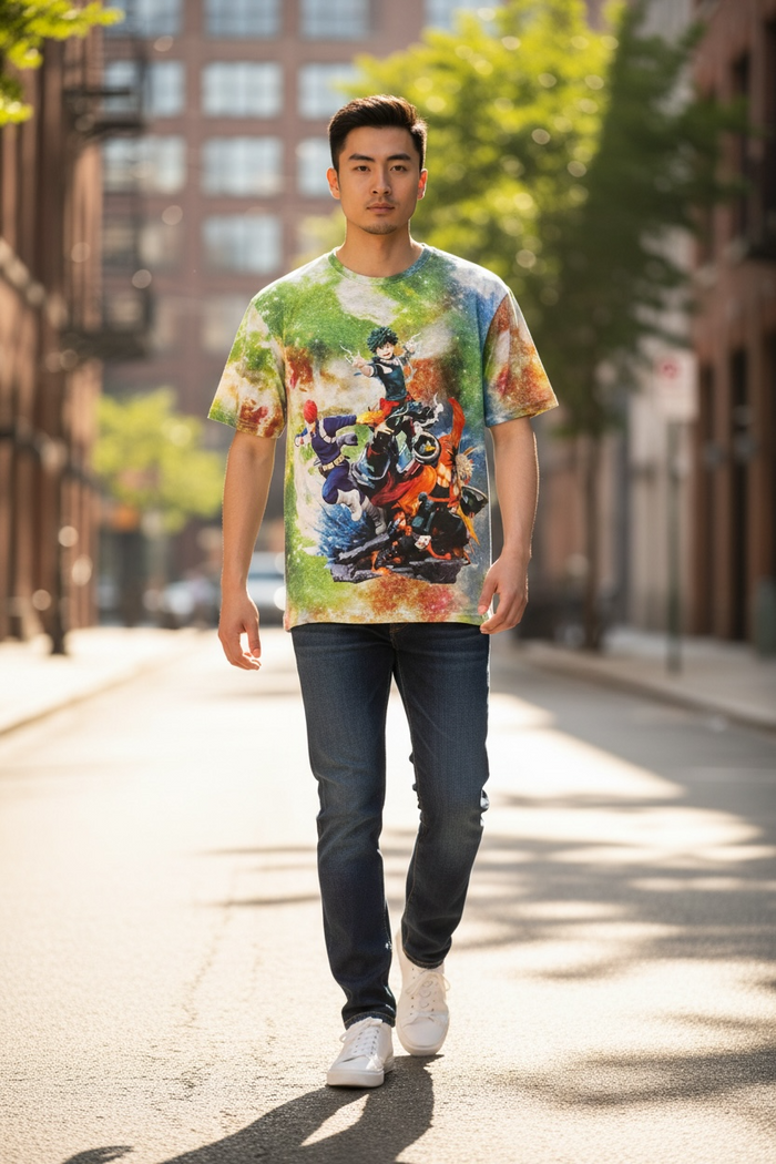 Hero Academy Style Graphic T-Shirt –  Unisex Casual Tee