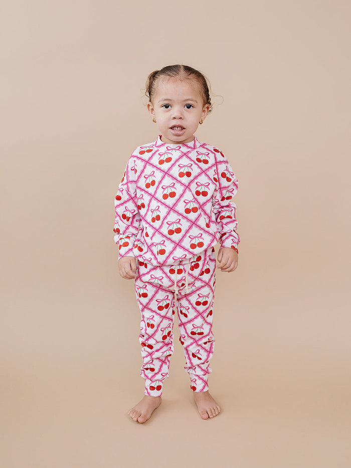 Jogger Set | Cherry Bow